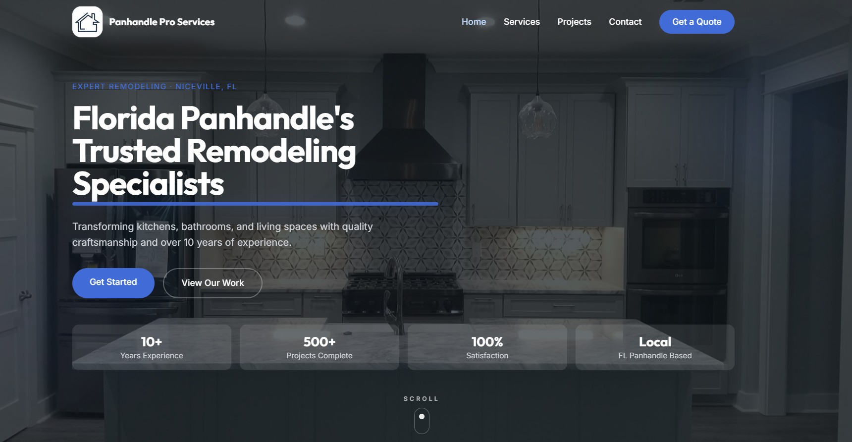 Panhandle Pro Services website screenshot